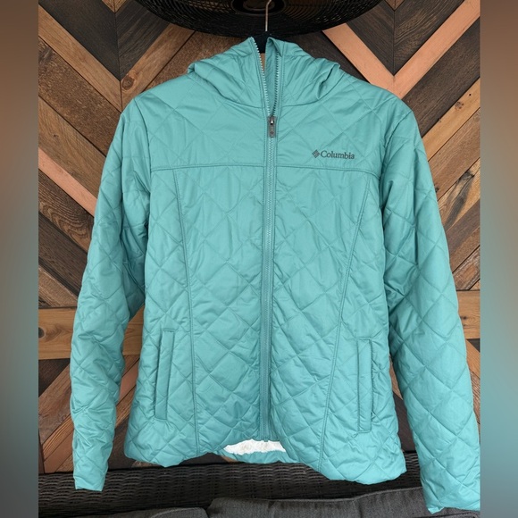 Women's Columbia Copper Crest Hooded Quilted Jacket size medium - Picture 2 of 10